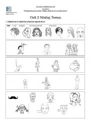 English Worksheet: Describing physical appearance