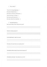 English Worksheet: Mr. Bean - Picnic