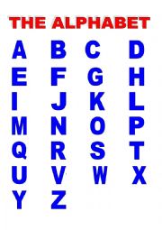 Alphabet Matching