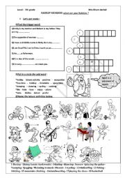 English Worksheet: Hobbies