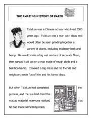 Amazing story of paper