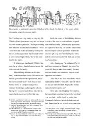 English Worksheet: Reading for adults: Introducing the OMalleys