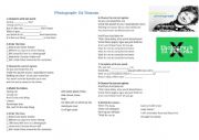 English Worksheet: 