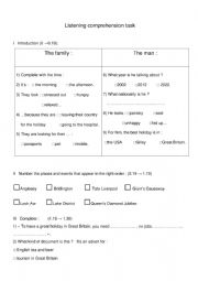 English Worksheet: Holidays at home are great