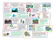 English Worksheet: Water and land pollutions