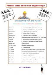 Phrasal Verbs for Civil Engineering 1