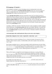 English Worksheet: 2nd year mid-term test n1 Tunisian programme