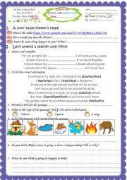 English Worksheet: school rules ( module 2 lesson one)