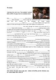 English Worksheet: The Landlady