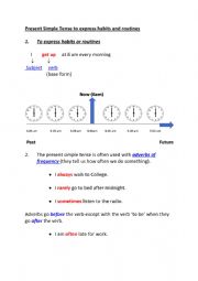English Worksheet: Present Simple - Adverbs of Frequency