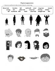 Physical Appearance vocabulary