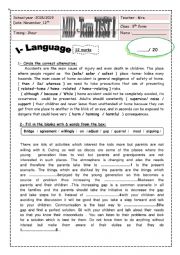 9 FORM MID TERM TEST language and listening http://www.passporttoenglish.com/Advanced-English/Lesson5/Dialog.html