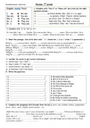 English Worksheet: Review