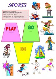 Collocations with do, play and go