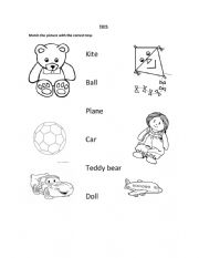 English Worksheet: TOYS