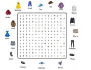 Clothes word search