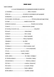 English Worksheet: comperatives