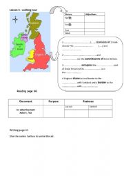 English Worksheet: walking tour