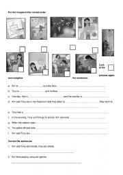 English Worksheet: School Detectives