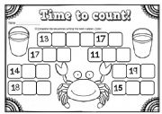 English Worksheet: Time to count!