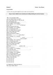 English Worksheet: School Rules ( Group Session )