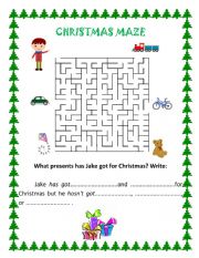 CHRISTMAS MAZE