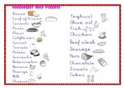 English Worksheet: Food Pyramid for primary