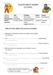 English Worksheet: Past habits (Used to)