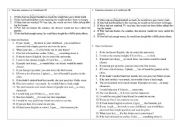 English Worksheet: Conditionals