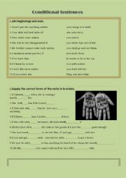 English Worksheet: Conditionals