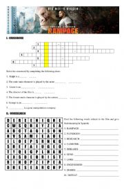 RAMPAGE (Film worksheet)