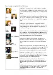 English Worksheet: Harry Potter Characters