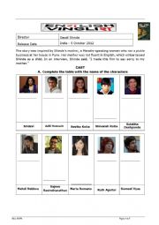 English Worksheet: English Vinglish