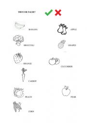 Fruit and vegetables