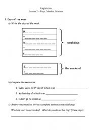 Naming time / time indicators KS1-3