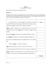 English Worksheet: module on error identification and reading comprehension