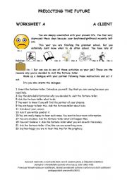 English Worksheet: Predicting The Future