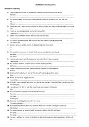 English Worksheet: WORKSHEET ON CAUSATIVES