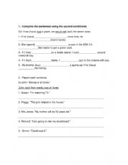 English Worksheet: quizz adjetive order, second conditional
