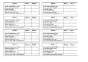 English Worksheet: daily routines part 2