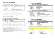 Module 1 consolidation 9th formers