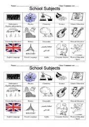 school subjects