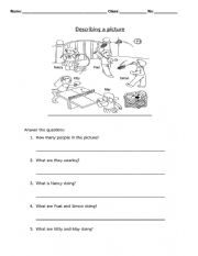 English Worksheet: Present Progressive