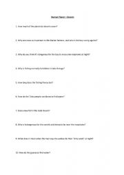 English Worksheet: Human Planet - Deserts Worksheet