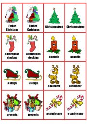 English Worksheet: Christmas card game Black Peter