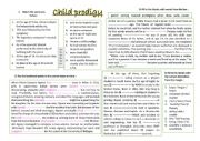 English Worksheet: Child prodigy