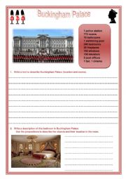 English Worksheet: Worksheet Buckingham Palace