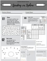 English Worksheet: Talking on the telefone