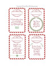 English Worksheet: ElfontheShelfPoemFreePrintable