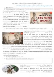 English Worksheet: Ted video Is there any truth to King Arthur legends?